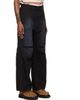 We11done We11done Black Washed Multi Pocket Cargo Pants - 2