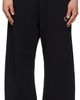 We11done We11done Black 'WE11DONE' Curved Sweatpants - 1