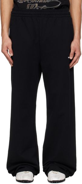 We11done We11done Black 'WE11DONE' Sweatpants