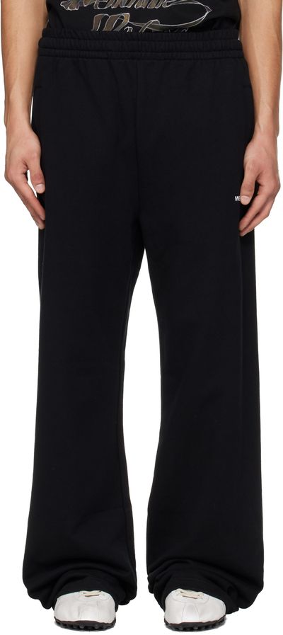We11done We11done Black 'WE11DONE' Sweatpants