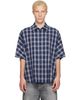 We11done We11done Blue Dolman Short-Sleeved Shirt - 1