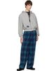 We11done We11done Blue Flannel Lounge Pants - 4