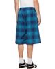 We11done We11done Blue Flannel Printed Bermuda Shorts - 3