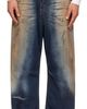 We11done We11done Blue Loose-Fit Dirty Jeans - 1