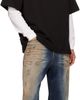 We11done We11done Blue Loose-Fit Dirty Jeans - 4