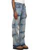 We11done We11done Blue Multi-Tuck Denim Jeans - 2