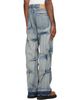 We11done We11done Blue Multi-Tuck Denim Jeans - 3