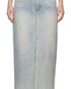 We11done We11done Blue Washed Denim Maxi Skirt - 1