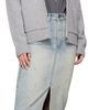 We11done We11done Blue Washed Denim Maxi Skirt - 4