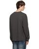 We11done We11done Gray Asymmetric Long-Sleeved T-shirt - 3