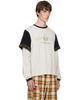 We11done We11done Gray Double-Sleeve Tape Long-Sleeve T-shirt - 2
