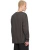 We11done We11done Gray Gradient Logo Long-Sleeved T-shirt - 3
