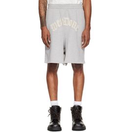 We11done We11done Gray Inside-Out Bermuda Sweat Shorts