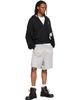 We11done We11done Gray Inside-Out Bermuda Sweat Shorts - 4