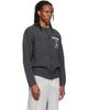 We11done We11done Gray Logo Classic Cardigan - 2