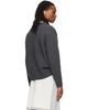 We11done We11done Gray Logo Classic Cardigan - 3