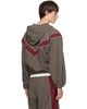 We11done We11done Gray Sporty Half-Zip Hoodie - 3