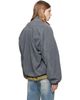 We11done We11done Gray String Fleece Zip-Up Jacket - 3