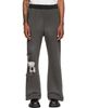 We11done We11done Gray Washed Doodle Teddy Sweatpants - 1