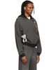 We11done We11done Gray Washed Doodle Teddy Zip-Up Hoodie - 2