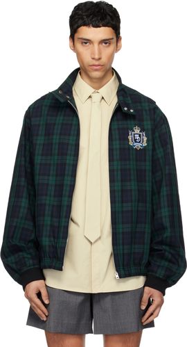 We11done We11done Green Classic Check Herrington Jacket