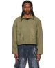 We11done We11done Green Vintage Pin-Tucked Work Jacket - 1