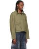 We11done We11done Green Vintage Pin-Tucked Work Jacket - 2