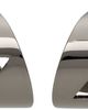 We11done We11done Gunmetal Logo Motif Earrings - 1