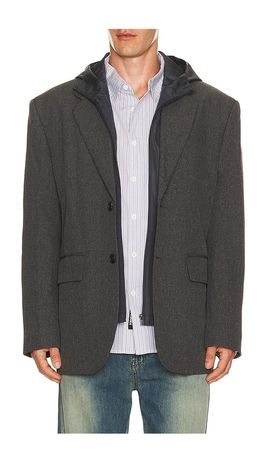 WE11DONE WE11DONE Hood Detachable Blazer