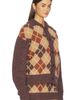 WE11DONE WE11DONE Knit Argyle Intarsia Cardigan - 2