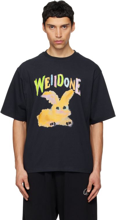 We11done We11done Navy Bunny T-shirt