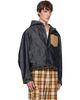 We11done We11done Navy Old School Denim Jacket - 2