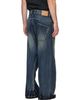 We11done We11done Navy Repair Curve Denim Jeans - 3