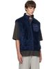 We11done We11done Navy Reversible Fleece Vest - 2