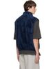 We11done We11done Navy Reversible Fleece Vest - 3