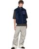 We11done We11done Navy Reversible Fleece Vest - 5