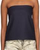 We11done We11done Navy Tube Top - 1
