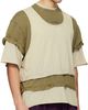 We11done We11done Off-White & Green Triple Layered Washed T-shirt - 2