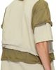 We11done We11done Off-White & Green Triple Layered Washed T-shirt - 3