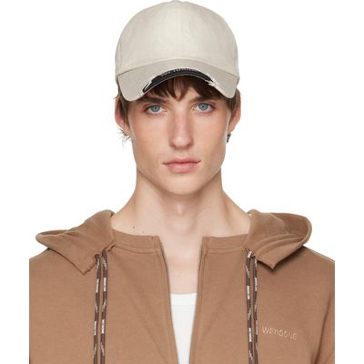 We11done We11done Off-White Distressed Cap