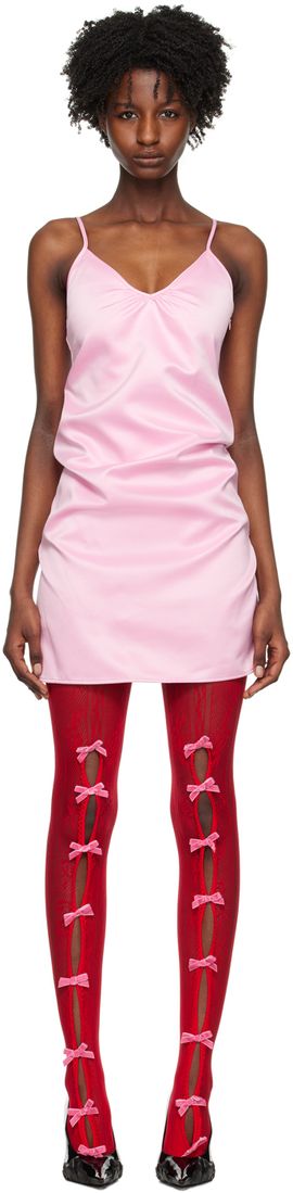 We11done We11done Pink Slip Minidress