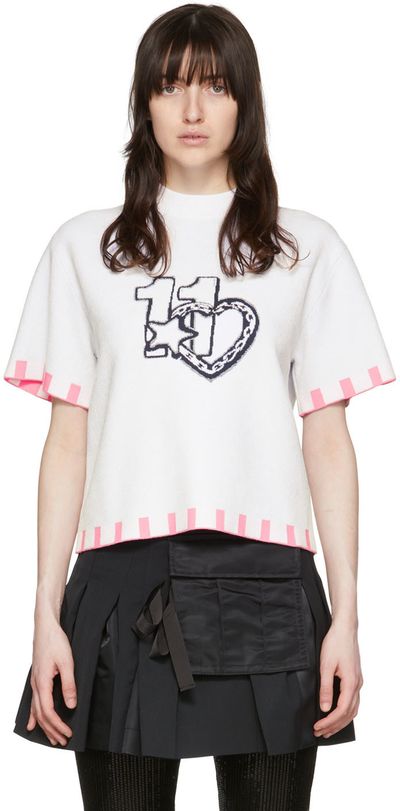 We11done We11done Pink Viscose T-Shirt