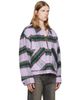 We11done We11done Purple Check Pattern Jacket - 2