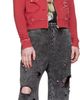 We11done We11done Red Pierced Zip-Up Hoodie - 4