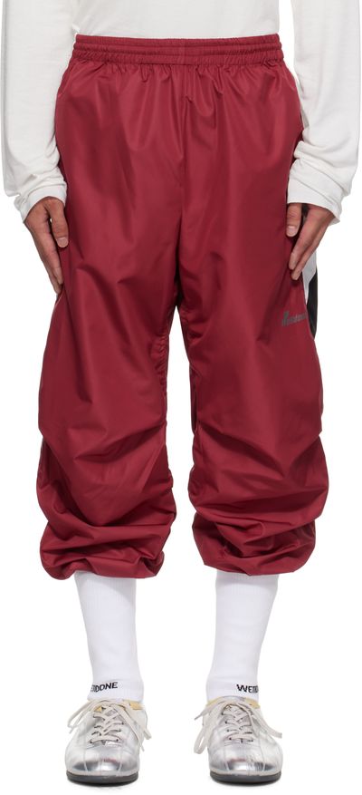 We11done We11done Red Socks Track Pants