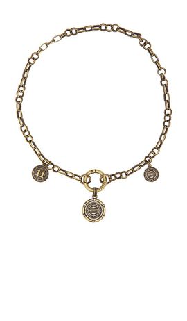 WE11DONE WE11DONE Reversible Coin Necklace