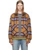 We11done We11done Tan Camel Check Pattern Jacket - 1