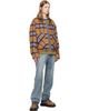 We11done We11done Tan Camel Check Pattern Jacket - 4