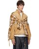 We11done We11done Tan Faux-Suede Layered Harrington Jacket - 2