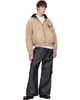We11done We11done Tan Hooded Herringbone Jacket - 5